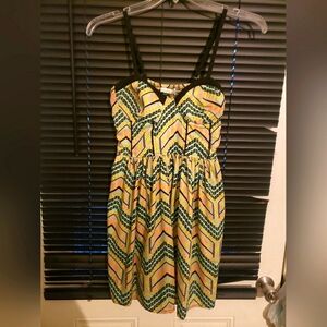 American Rag Multi-Colored Mini Dress size Medium.  FF100